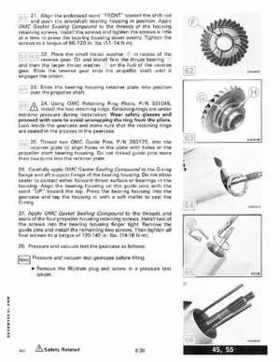 1989 Johnson/Evinrude 40 thru 55 HP Models Service Manual P/N 507755, Page 222