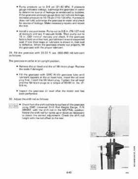 1989 Johnson/Evinrude 40 thru 55 HP Models Service Manual P/N 507755, Page 223