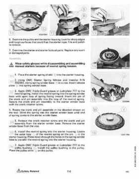 1989 Johnson/Evinrude 40 thru 55 HP Models Service Manual P/N 507755, Page 231