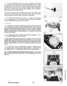 1989 Johnson/Evinrude 40 thru 55 HP Models Service Manual P/N 507755, Page 233