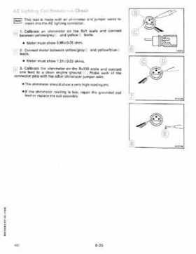 1989 Johnson/Evinrude 40 thru 55 HP Models Service Manual P/N 507755, Page 258