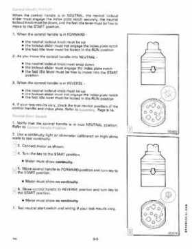1989 Johnson/Evinrude 40 thru 55 HP Models Service Manual P/N 507755, Page 267