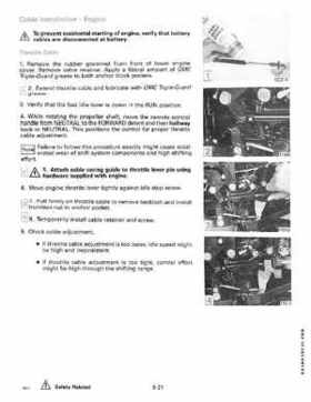 1989 Johnson/Evinrude 40 thru 55 HP Models Service Manual P/N 507755, Page 279