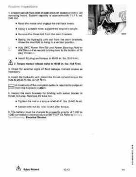1989 Johnson/Evinrude 40 thru 55 HP Models Service Manual P/N 507755, Page 293