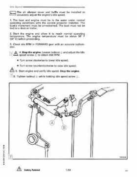 1989 Johnson Evinrude "CE" 120/125/140/185/200/225/300 HP Service/Repair Manual P/N 507758, Page 60