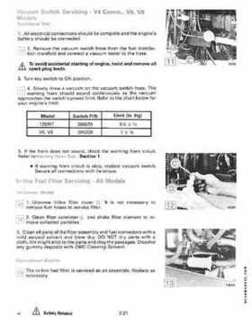 1989 Johnson Evinrude "CE" 120/125/140/185/200/225/300 HP Service/Repair Manual P/N 507758, Page 95