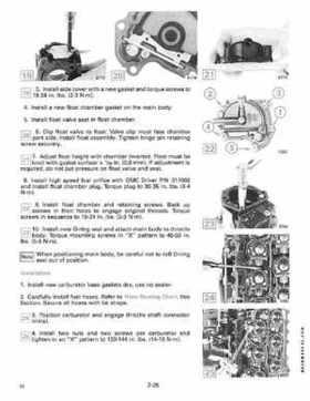 1989 Johnson Evinrude "CE" 120/125/140/185/200/225/300 HP Service/Repair Manual P/N 507758, Page 99