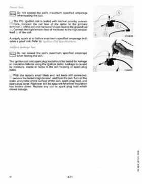 1989 Johnson Evinrude "CE" 120/125/140/185/200/225/300 HP Service/Repair Manual P/N 507758, Page 121