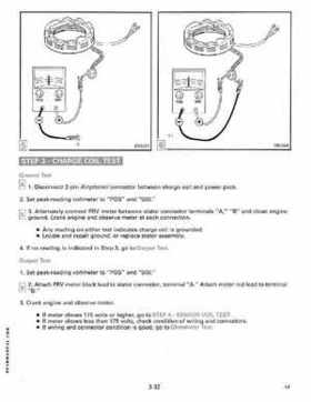 1989 Johnson Evinrude "CE" 120/125/140/185/200/225/300 HP Service/Repair Manual P/N 507758, Page 142
