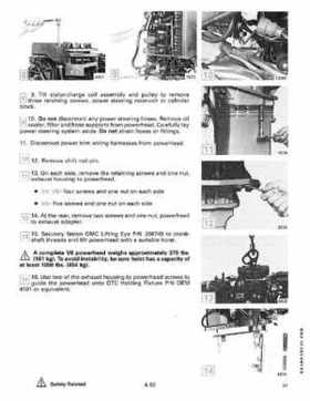1989 Johnson Evinrude "CE" 120/125/140/185/200/225/300 HP Service/Repair Manual P/N 507758, Page 191