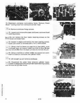 1989 Johnson Evinrude "CE" 120/125/140/185/200/225/300 HP Service/Repair Manual P/N 507758, Page 194