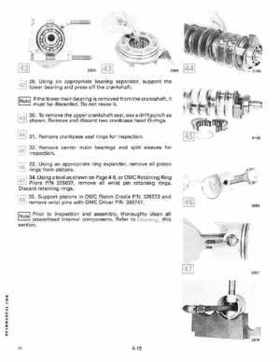 1989 Johnson Evinrude "CE" 120/125/140/185/200/225/300 HP Service/Repair Manual P/N 507758, Page 196
