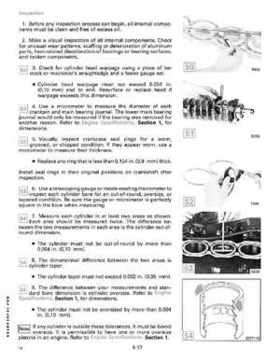 1989 Johnson Evinrude "CE" 120/125/140/185/200/225/300 HP Service/Repair Manual P/N 507758, Page 198