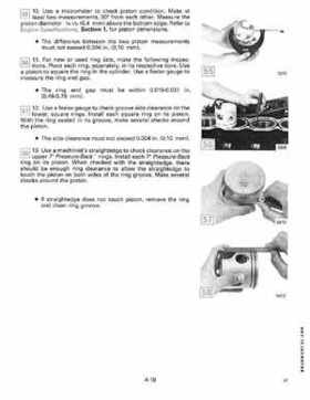 1989 Johnson Evinrude "CE" 120/125/140/185/200/225/300 HP Service/Repair Manual P/N 507758, Page 199