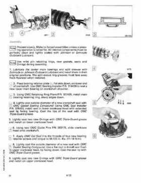 1989 Johnson Evinrude "CE" 120/125/140/185/200/225/300 HP Service/Repair Manual P/N 507758, Page 200