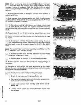 1989 Johnson Evinrude "CE" 120/125/140/185/200/225/300 HP Service/Repair Manual P/N 507758, Page 202