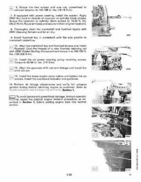 1989 Johnson Evinrude "CE" 120/125/140/185/200/225/300 HP Service/Repair Manual P/N 507758, Page 207