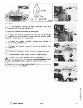 1989 Johnson Evinrude "CE" 120/125/140/185/200/225/300 HP Service/Repair Manual P/N 507758, Page 217