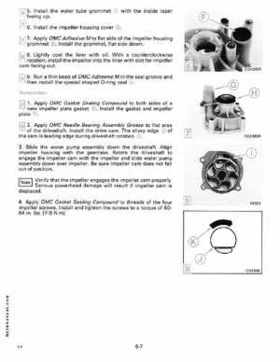 1989 Johnson Evinrude "CE" 120/125/140/185/200/225/300 HP Service/Repair Manual P/N 507758, Page 254