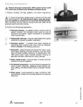 1989 Johnson Evinrude "CE" 120/125/140/185/200/225/300 HP Service/Repair Manual P/N 507758, Page 255