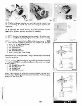 1989 Johnson Evinrude "CE" 120/125/140/185/200/225/300 HP Service/Repair Manual P/N 507758, Page 262