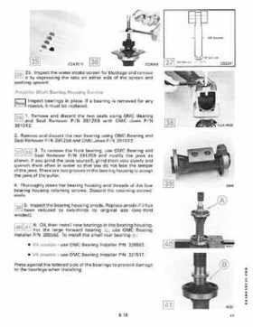 1989 Johnson Evinrude "CE" 120/125/140/185/200/225/300 HP Service/Repair Manual P/N 507758, Page 263