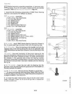 1989 Johnson Evinrude "CE" 120/125/140/185/200/225/300 HP Service/Repair Manual P/N 507758, Page 267