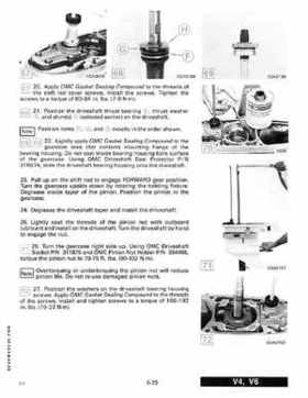 1989 Johnson Evinrude "CE" 120/125/140/185/200/225/300 HP Service/Repair Manual P/N 507758, Page 270