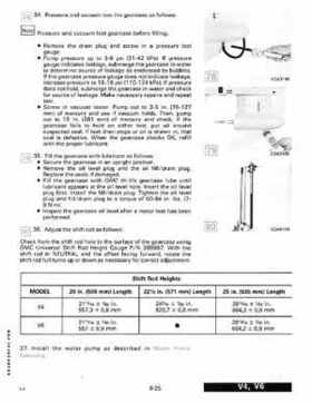 1989 Johnson Evinrude "CE" 120/125/140/185/200/225/300 HP Service/Repair Manual P/N 507758, Page 272