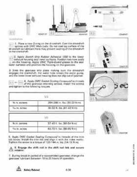 1989 Johnson Evinrude "CE" 120/125/140/185/200/225/300 HP Service/Repair Manual P/N 507758, Page 273