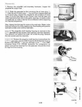 1989 Johnson Evinrude "CE" 120/125/140/185/200/225/300 HP Service/Repair Manual P/N 507758, Page 277