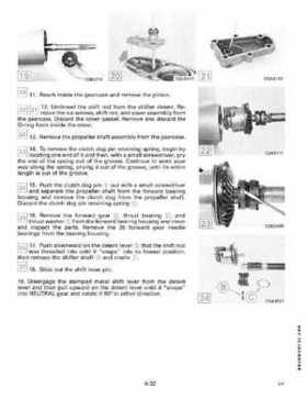 1989 Johnson Evinrude "CE" 120/125/140/185/200/225/300 HP Service/Repair Manual P/N 507758, Page 279