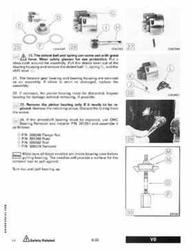 1989 Johnson Evinrude "CE" 120/125/140/185/200/225/300 HP Service/Repair Manual P/N 507758, Page 280