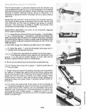 1989 Johnson Evinrude "CE" 120/125/140/185/200/225/300 HP Service/Repair Manual P/N 507758, Page 283