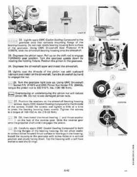 1989 Johnson Evinrude "CE" 120/125/140/185/200/225/300 HP Service/Repair Manual P/N 507758, Page 287