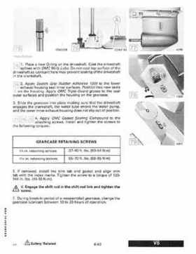 1989 Johnson Evinrude "CE" 120/125/140/185/200/225/300 HP Service/Repair Manual P/N 507758, Page 290