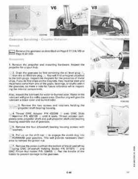 1989 Johnson Evinrude "CE" 120/125/140/185/200/225/300 HP Service/Repair Manual P/N 507758, Page 293