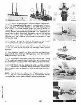 1989 Johnson Evinrude "CE" 120/125/140/185/200/225/300 HP Service/Repair Manual P/N 507758, Page 294