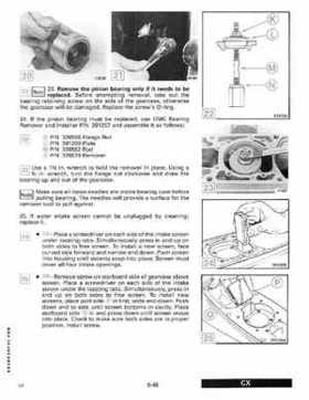 1989 Johnson Evinrude "CE" 120/125/140/185/200/225/300 HP Service/Repair Manual P/N 507758, Page 296