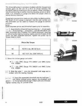 1989 Johnson Evinrude "CE" 120/125/140/185/200/225/300 HP Service/Repair Manual P/N 507758, Page 300