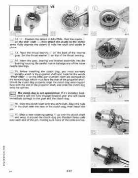 1989 Johnson Evinrude "CE" 120/125/140/185/200/225/300 HP Service/Repair Manual P/N 507758, Page 304