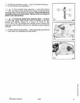 1989 Johnson Evinrude "CE" 120/125/140/185/200/225/300 HP Service/Repair Manual P/N 507758, Page 357