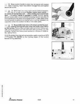 1989 Johnson Evinrude "CE" 120/125/140/185/200/225/300 HP Service/Repair Manual P/N 507758, Page 362