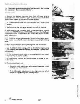 1989 Johnson Evinrude "CE" 120/125/140/185/200/225/300 HP Service/Repair Manual P/N 507758, Page 363