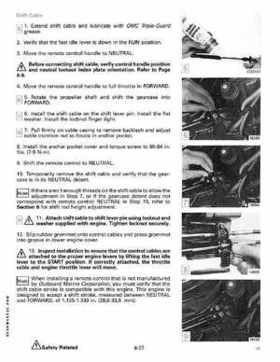 1989 Johnson Evinrude "CE" 120/125/140/185/200/225/300 HP Service/Repair Manual P/N 507758, Page 364