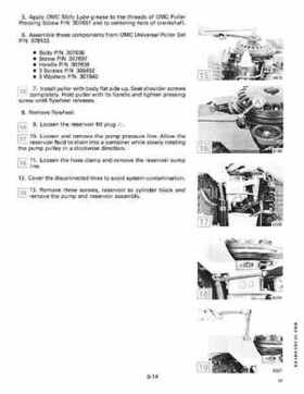 1989 Johnson Evinrude "CE" 120/125/140/185/200/225/300 HP Service/Repair Manual P/N 507758, Page 379