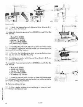 1989 Johnson Evinrude "CE" 120/125/140/185/200/225/300 HP Service/Repair Manual P/N 507758, Page 380