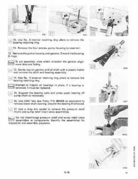 1989 Johnson Evinrude "CE" 120/125/140/185/200/225/300 HP Service/Repair Manual P/N 507758, Page 381