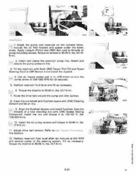 1989 Johnson Evinrude "CE" 120/125/140/185/200/225/300 HP Service/Repair Manual P/N 507758, Page 385