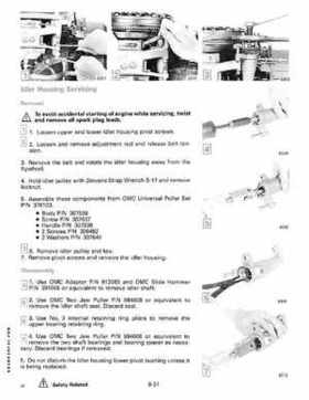 1989 Johnson Evinrude "CE" 120/125/140/185/200/225/300 HP Service/Repair Manual P/N 507758, Page 396